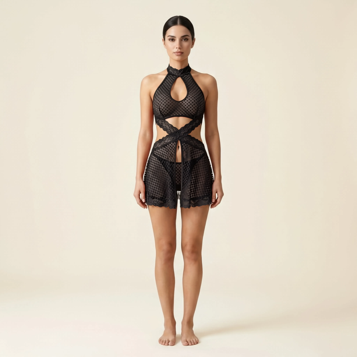 Dot Halter Cutout Set