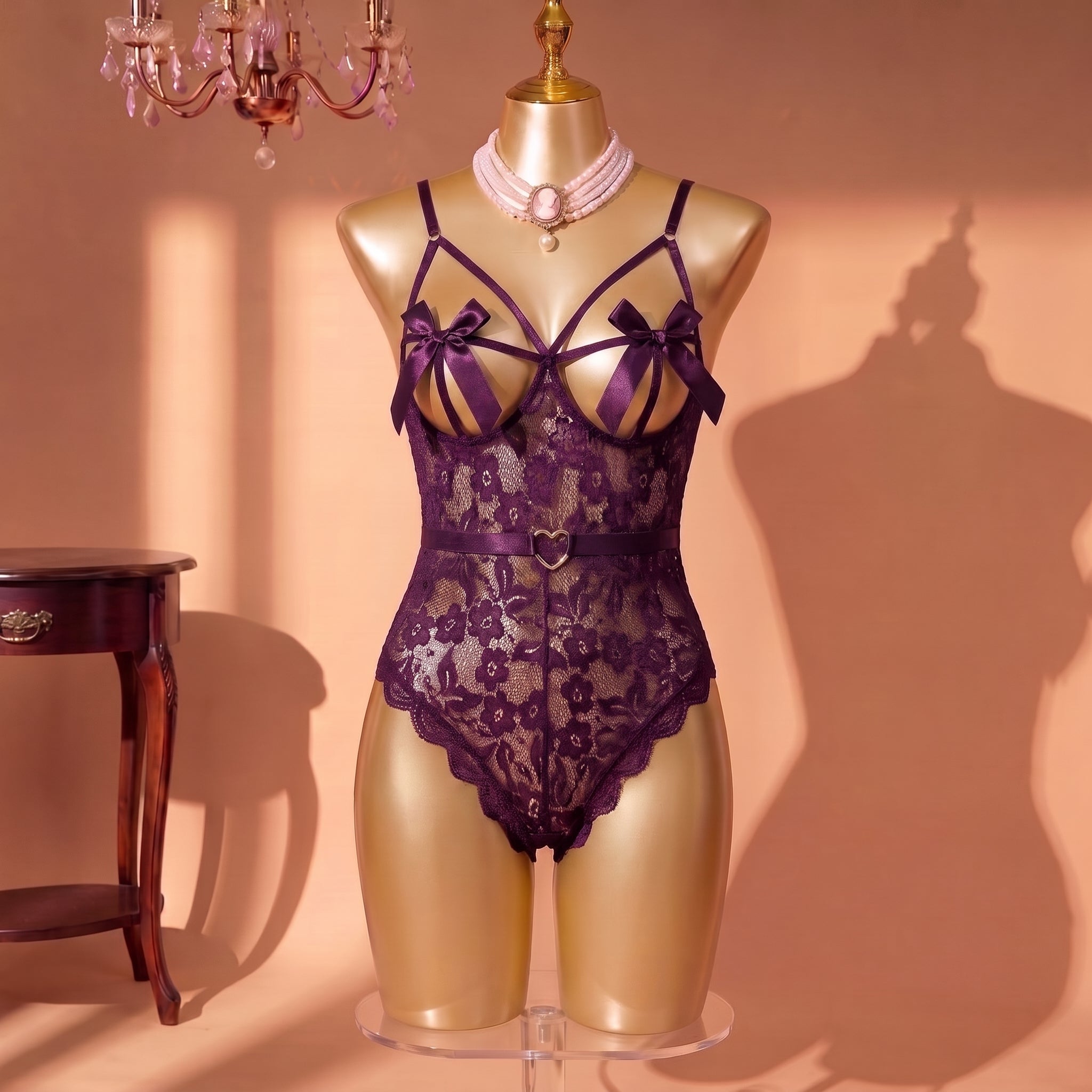 Noir Lace Bodysuit