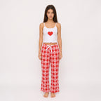 Sweetheart Gingham Pajama Set