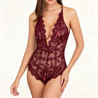 Peach Whisper Lace Bodysuit